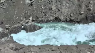 Attabad spillway Aug 6 2010