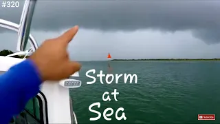 Storm at Fort de Soto Florida Crooked PilotHouse Boat