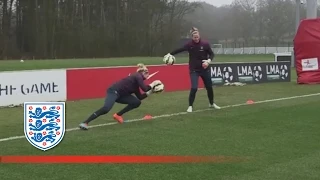 England goalkeepers prepare for USA | Inside Training