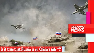 Ready For War Russia sent hundreds of tanks to help China against US military In SCS