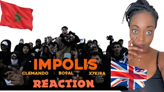 Bo9al X @x7kira7 X @Clemando - Impolis ( Clip Officiel ) Prod By Teaslax UK 🇬🇧 Reaction 🇲🇦🥰