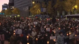 One-year anniversary of Seoul crowd crush