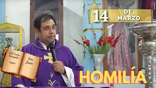 EVANGELIO DE HOY jueves 14 de marzo del 2024 - Padre Arturo Cornejo