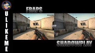 Shadowplay vs Fraps - CSGO Quality Video Test