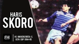 Haris Skoro ● Goal and Skills ● Zeljeznicar 4-0 Universitatea Craiova ● UEFA Cup 1984-85