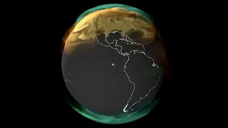 Atmospheric Carbon Dioxide Tagged by Source: The Americas