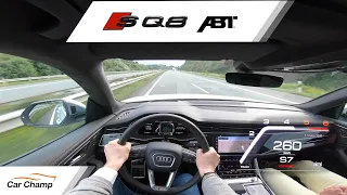 Audi SQ8 ABT - POV Autobahn - 435HP - Top Speed