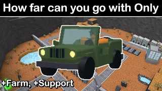 How far can you go with Patrol (+Farm, +Support) | Roblox Tower Battles