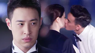 CEO saw his love rival kissing the girl and became angry.