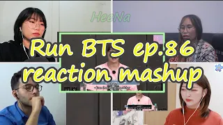 [BTS] Run BTS 달려라 방탄 ep.86｜reaction mashup