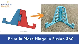 Print in Place Hinge in Fusion 360