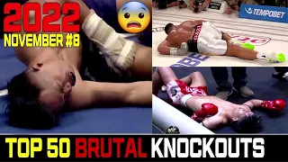 Top 50 MUAY THAI•MMA•KICK•BOXING•KUN KHMER Knockouts👉NOV 2022 #8