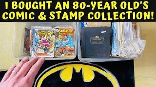 I Bought an 80-Year Old's Comic Books and Stamps Collection!