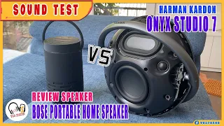 Harman Kardon Onyx Studio 7 & Bose Portable Home l Sound Test l Who win ?!