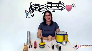 Aula de música: INSTRUMENTOS DE PERCUSSÃO