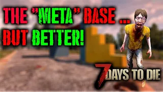 7 Days to Die Alpha 21 The "meta" base, the "eleven plus" rule, and made of WOOD?!