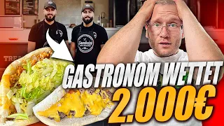 1000€ wenn mein Sandwich nicht mindestes eine 8/10 ist! +1000€ wenn…