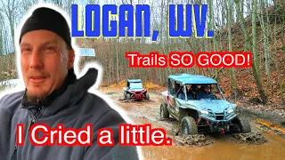 Off-Roading The Hat Field McCoy Trails of West Virginia In The Appalachian Mountains.