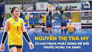 Đối chuyền Trà My và cú HATTRICK phát bóng để đời khiến HCĐG thua ám ảnh