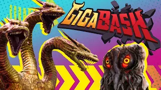 The golden dragon and muck monster JOIN THE BASH! - Gigabash (Godzilla Nemesis DLC)