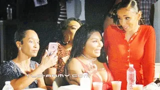 Chilli Parties with Lil' Kim and Mýa in Barbados Filming for VH1 February 25, 2019 | TLC-Army.com