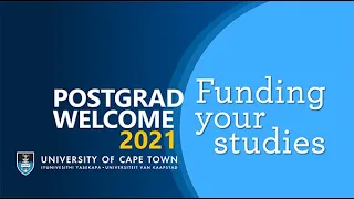 Funding opportunities for UCT postgraduate students