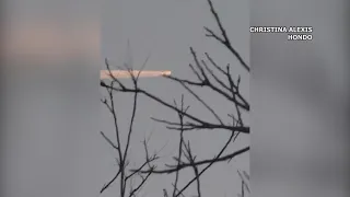 Eyewitnesses record unknown object flying across the sky in San Antonio and Hondo