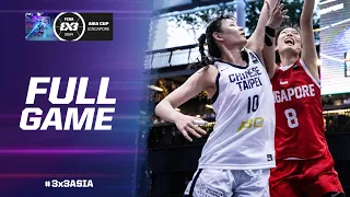 Chinese Taipei vs Singapore | Women Full Game | FIBA 3x3 Asia Cup 2024