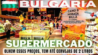 SUPERMERCADO NA BULGÁRIA, OLHEM ESSES PRECOS, CERVEJA ENTÃO!!! CHEAP4TRIP