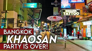 Khaosan road 2022 Seriously Disappointing | Bangkok Thailand