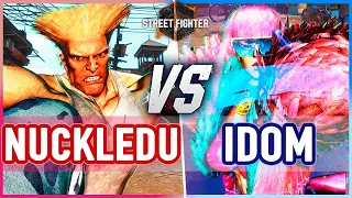 SF6 🔥 Nuckledu (Guile) vs iDom (Manon) 🔥 Street Fighter 6