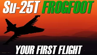 Su-25T Frogfoot FREE DCS tutorial series | Your first flight #dcs #su25T #frogfoot