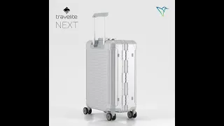 Travelite NEXT Trolley 4 Rollen M - Silber