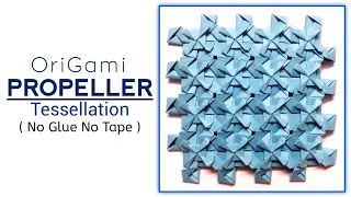 Origami Propeller Tessellation ( Master Jugal ) || Unit Tessellation Series-9 || ORIGAMI J15