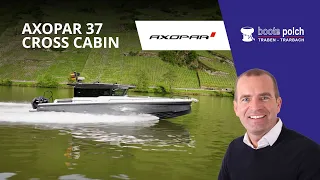 Axopar 37 Cross Cabin Adventure II - Aircon, Lithium, JPO und vieles mehr