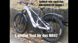 Endlich ab sofort gibt es das Unleazhed MR02 Schutzblech für hinten. Ich habe es für euch getestet !