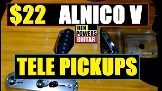 $22 Alnico V Tele Pickup Set From Fleor // Upgrading A Glarry GTL Guitar