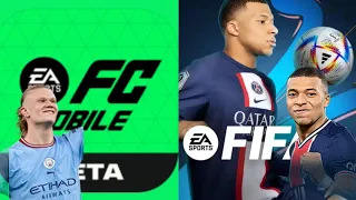 EA SPORTS FC 24 BETA VS FIFA MOBILE 23 COMPARSION GAME