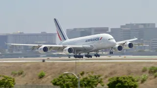 Lockdown Special: 20+ Minutes Plane Spotting LAX HEAVIES ONLY