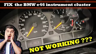DIY  - Fixing a BMW e46 instrument cluster that stopped working (Easy Tutorial)