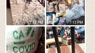 #Endsars hungry Nigerians storm warehouse to collect food stuff palliative for the masses.