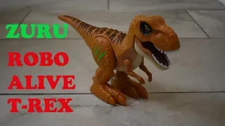 Robo Alive Attacking Robotic T Rex From Zuru