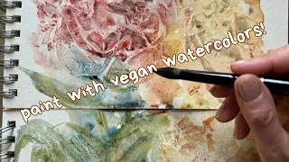 Can it be easy to paint flowers in watercolor? let's try it together!