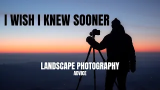 5 BEGINNER LANDSCAPE PHOTOGRAPHY TIPS | Things I WISH I knew SOONER