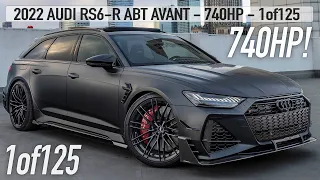 1of125! 2022 AUDI RS6-R ABT AVANT 740HP/920NM - MURDERED OUT DAYTONA MATTE BEAST - In Detail 4K