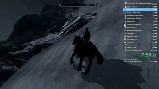 Skyrim Glitchless MQ Speedrun 1:20:18