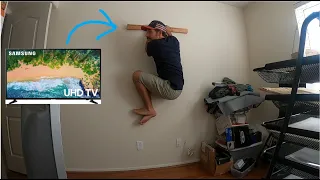 Quick, Easy, and Strong DIY TV Wall Mount on the Cheap!! $5/ 5 minutes