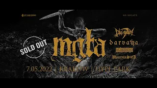 Mgła, Deus Mortem, Darvaza, Mānbryne, Martwa Aura / 07.05.2022 / Kraków, Hype Park