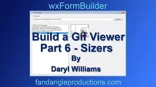wxFormBuilder Build a Python Gif Viewer Part 6