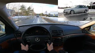 2008 Mercedes Benz E class T modell S211 E 220 CDI 170 Hp 5G TRONIC | POV Test Drive